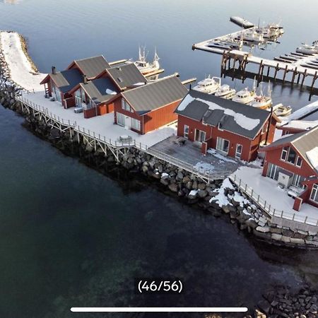 Nappstraumen Seafront Cabin, Lilleeid 68 Gravdal  المظهر الخارجي الصورة