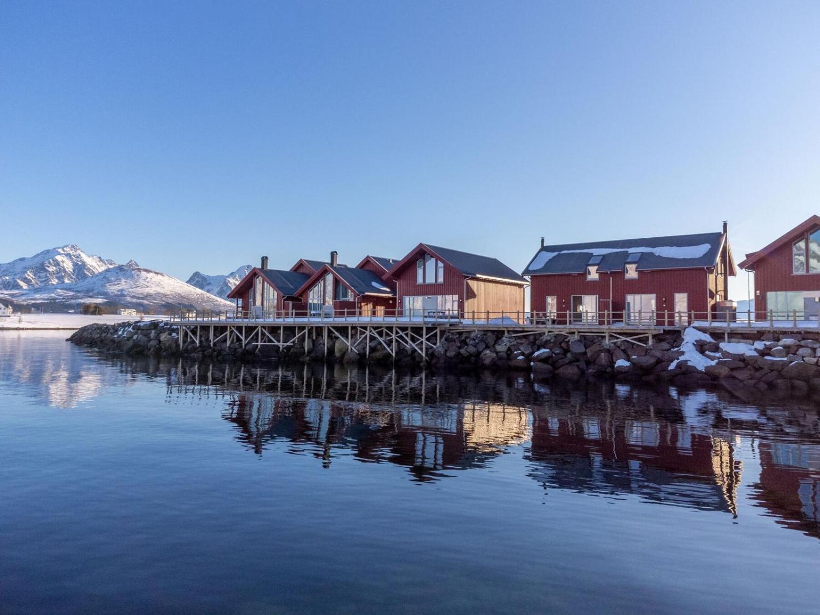 Nappstraumen Seafront Cabin, Lilleeid 68 Gravdal  المظهر الخارجي الصورة