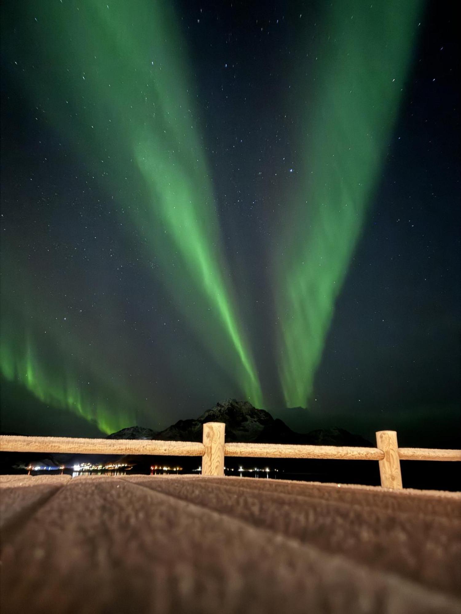 Nappstraumen Seafront Cabin, Lilleeid 68 Gravdal  المظهر الخارجي الصورة