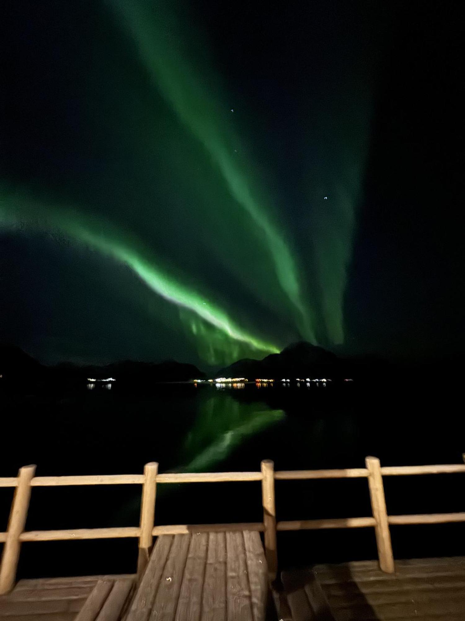 Nappstraumen Seafront Cabin, Lilleeid 68 Gravdal  المظهر الخارجي الصورة