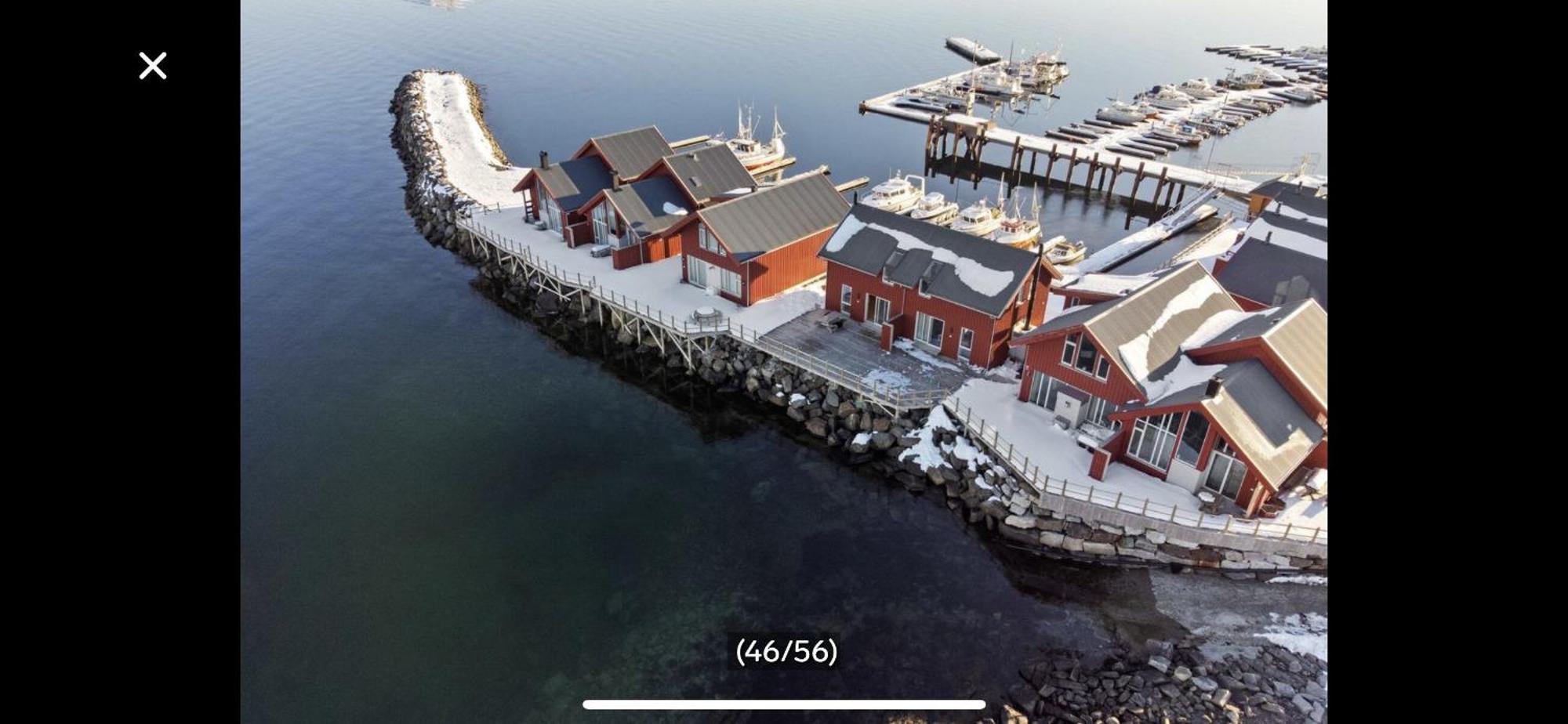 Nappstraumen Seafront Cabin, Lilleeid 68 Gravdal  المظهر الخارجي الصورة